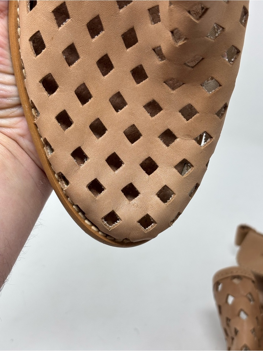 Musse & Cloud leather caila perforated booties size 40 (9-9.5) - Picture 12 of 15